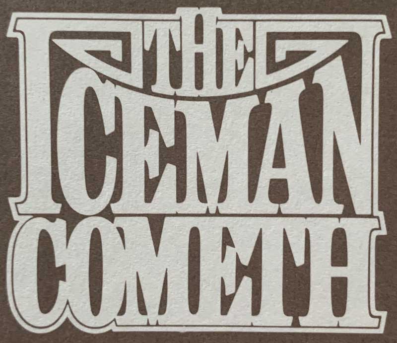 Herb Lubalin’s “The Iceman Cometh” movie logo design